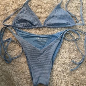 Frankie’s Bikini- Shimmer Baby Blue